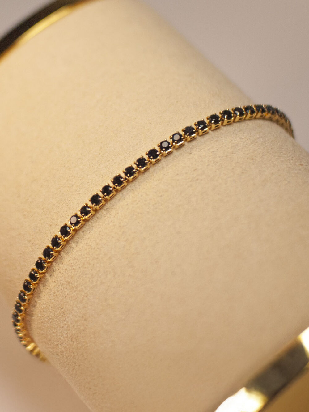 Pulsera Zircones Negros