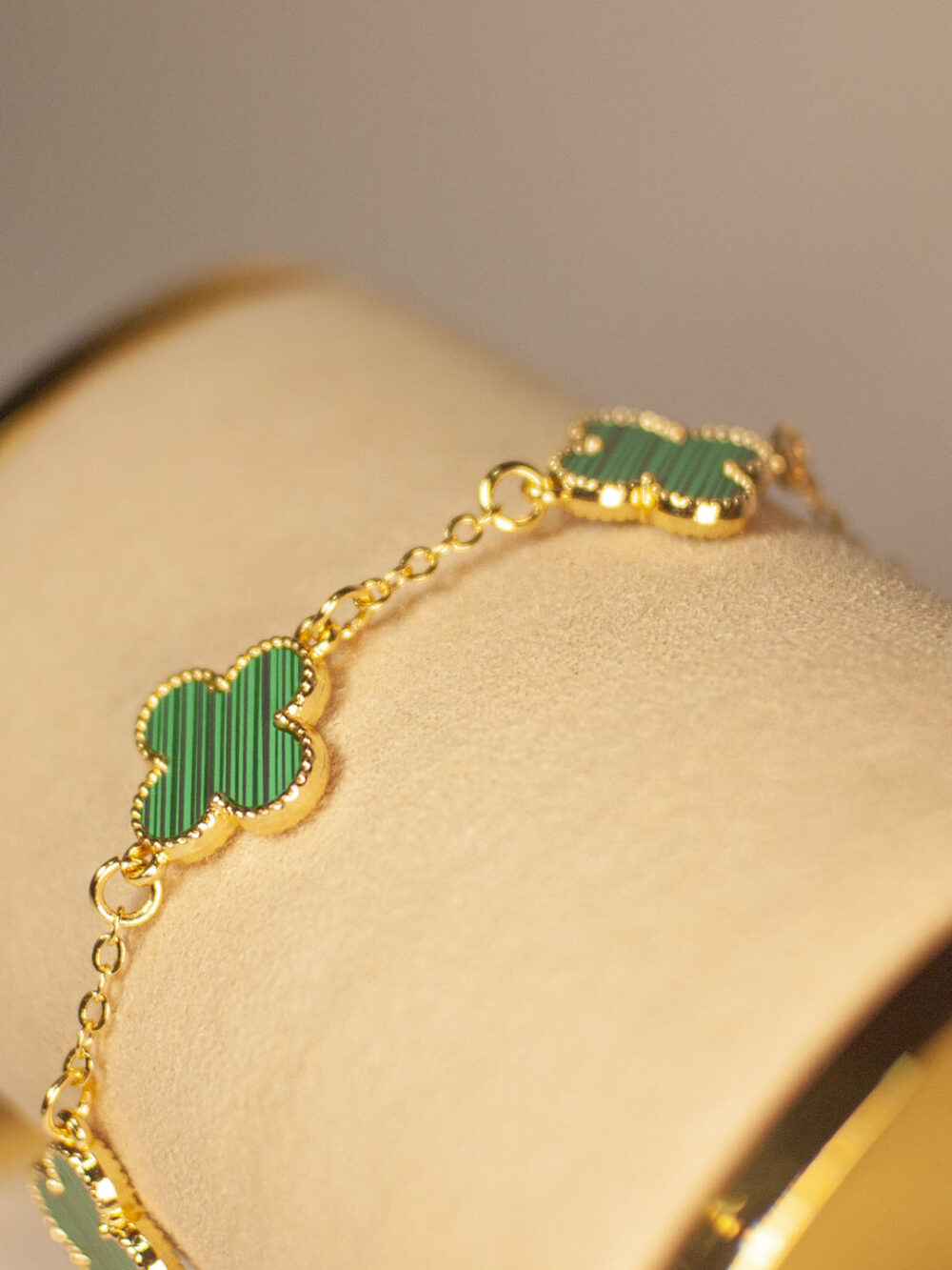 Trebol Pulsera 5 Verde